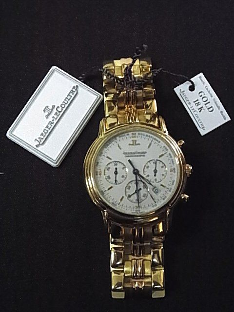 Jaeger - LeCoultre Odesseus Mens Rose & Yellow Gold Chronograph