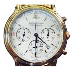 Jaeger - LeCoultre Odesseus Mens Rose & Yellow Gold Chronograph