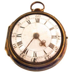 Benjamin Gurden 1690’s London Shell Verge Fusee Pocket Watch