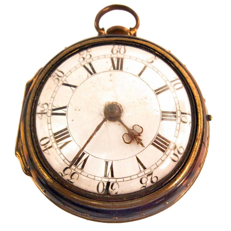 Benjamin Gurden 1690’s London Shell Verge Fusee Pocket Watch For Sale