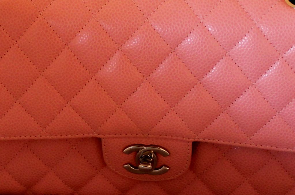chanel light pink flap bag