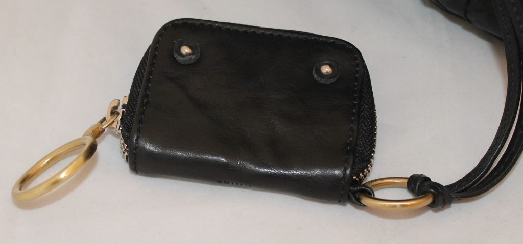 Chole Large Paddington Black Leather Handbag 5