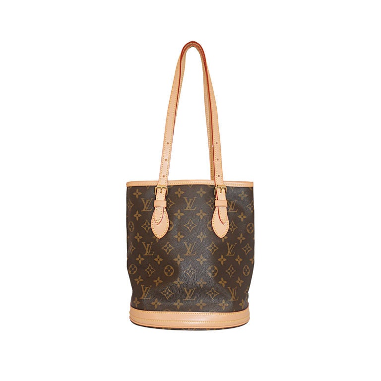 Louis Vuitton Brown Small Tote Handbag at 1stdibs