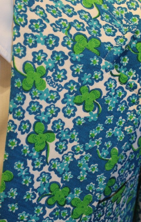 vintage lilly pulitzer mens blazer