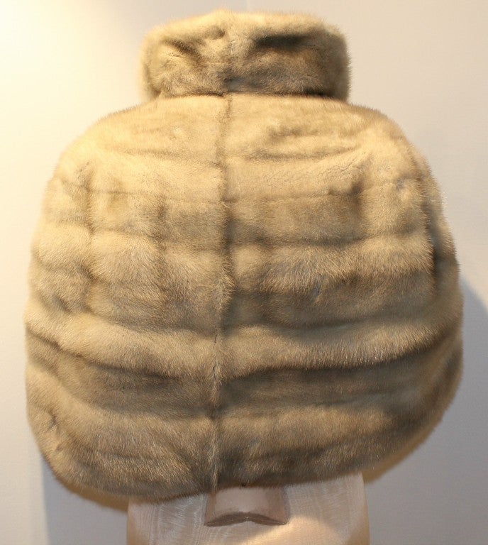 Bill Blass Light Gray Mink Stole 2