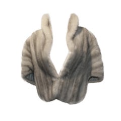 Bill Blass Light Gray Mink Stole