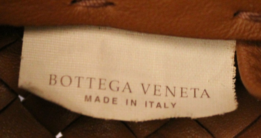 Bottega Veneta Large Brown  Woven Leather Handbag 7