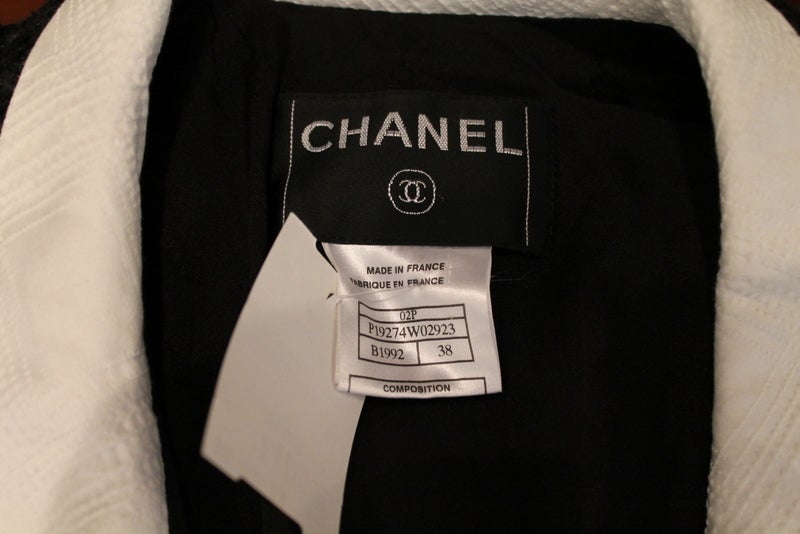 Chanel Long Black Jacket - 38 4