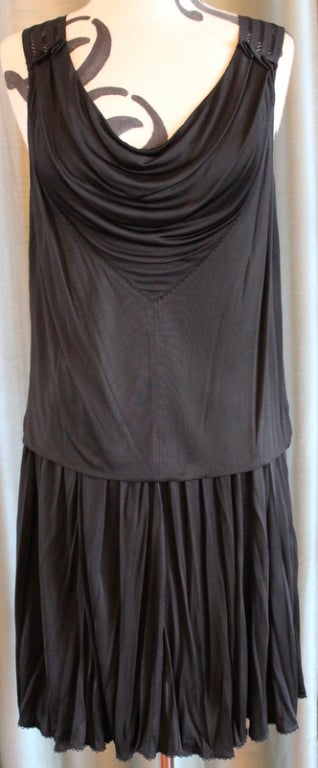 Louis Vuitton Black Jersey Top and Skirt Set For Sale at 1stDibs ...