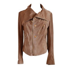 Used Marni Beige Suede Jacket-6
