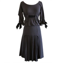 YSL Black 2 Piece Dress-6 10