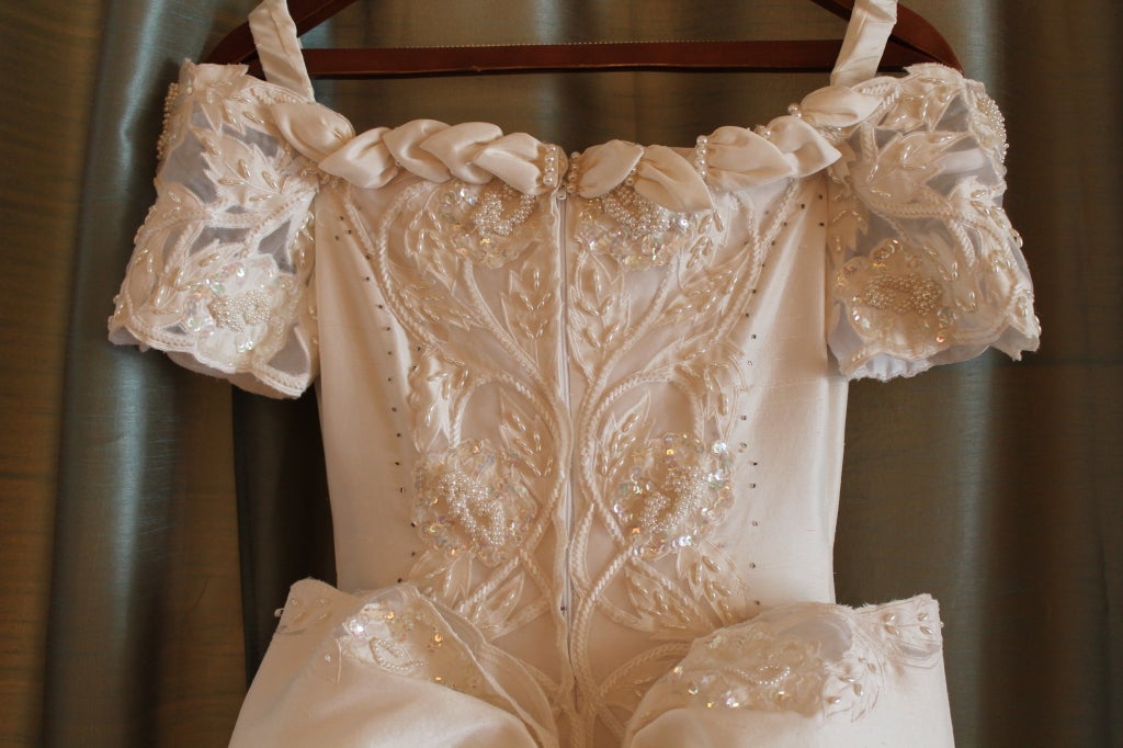 Unique Eva Haynal Forsyth 1989 Wedding Dress 1