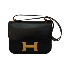 Hermes Vintage Navy Constance Handbag