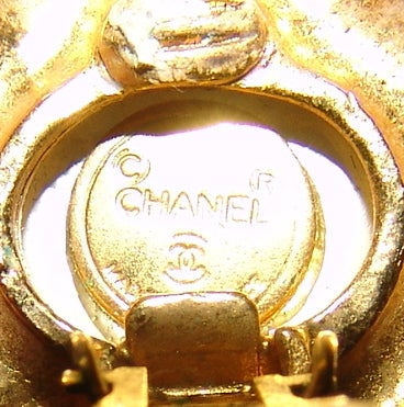 Women's Chanel Gold Clip on Earrings