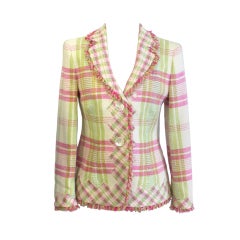 Rena Lange Cotton Blend Blazer
