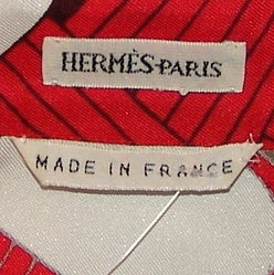 Hermes Silk Print Top 1