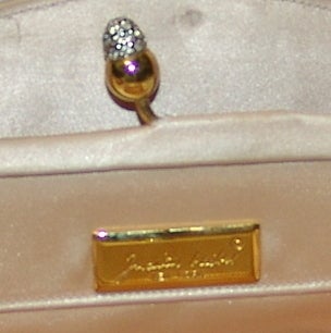 peach handbag