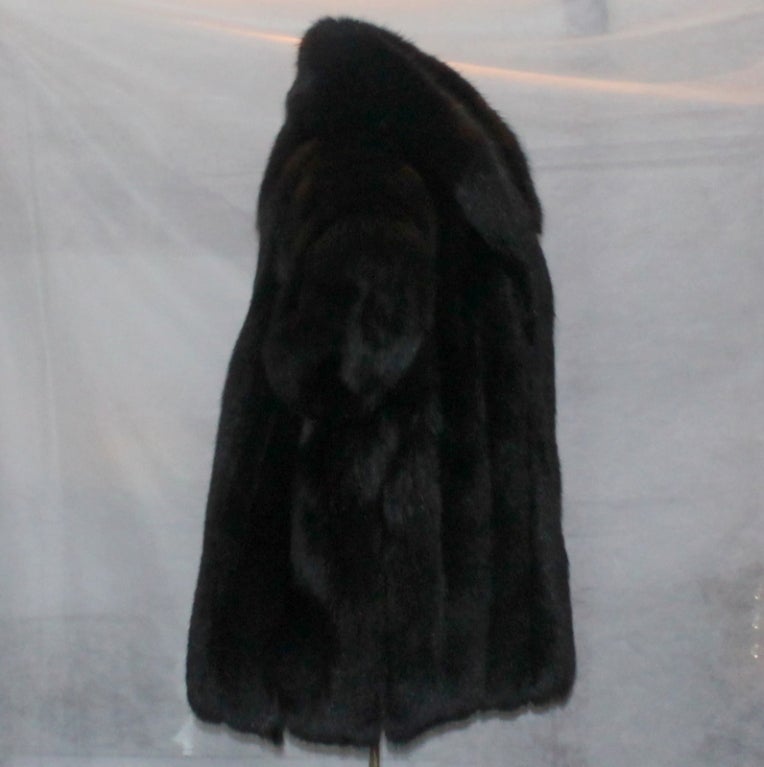 Black Fox Fur Vest