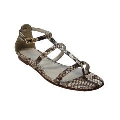 Loro Piana Snake Skin Sandels