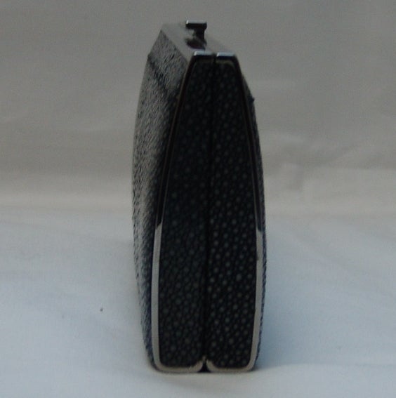 VBH Black and Grey Stingray Clutch
