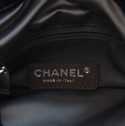 Chanel Navy Rabbit Shearing Handbag 3