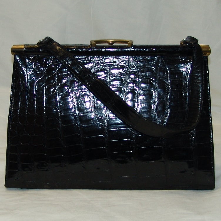 vintage alligator purse