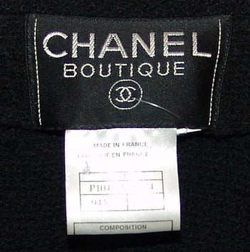 Chanel Black Wool Suit 2