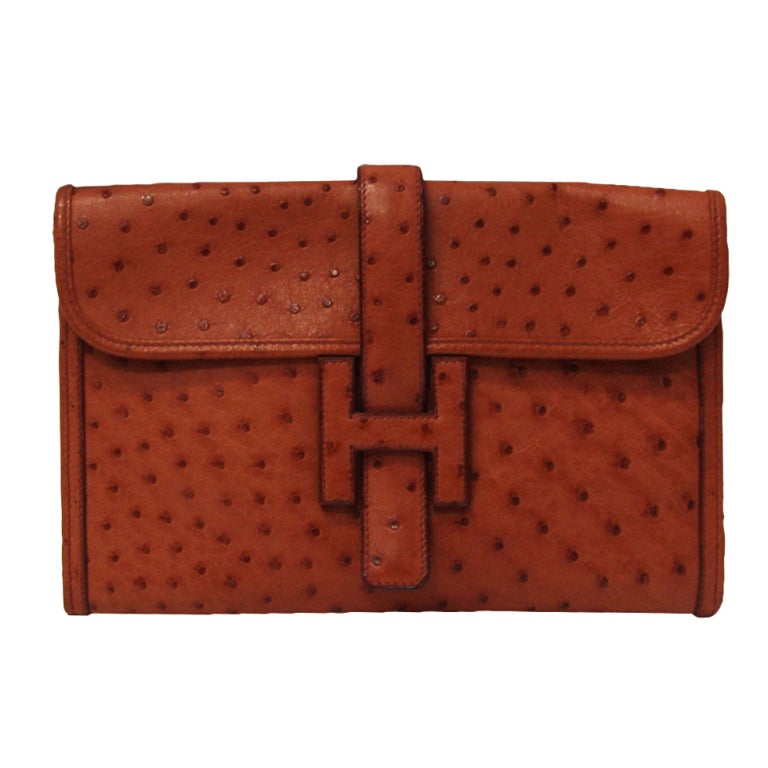 Hermes Vintage Jige Clutch Bag