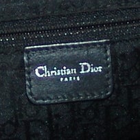 Christian Dior Black Canvas Handbag 3