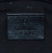 Gucci Black Canvas Logo Handbag 3