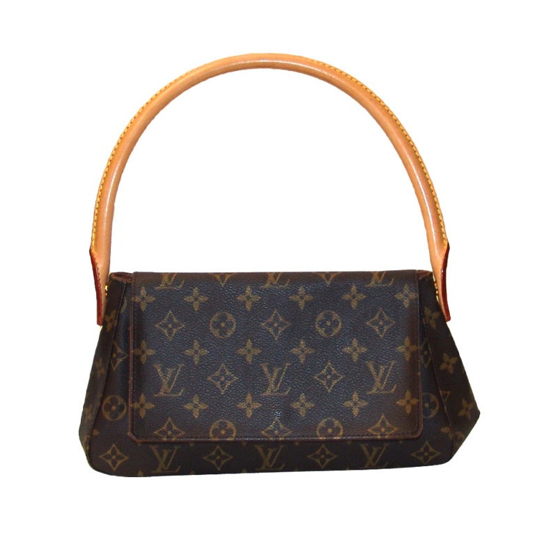 Louis Vuitton Brown Logo Handbag at 1stdibs