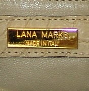 Lana Marks Beige Alligator Handbag 3