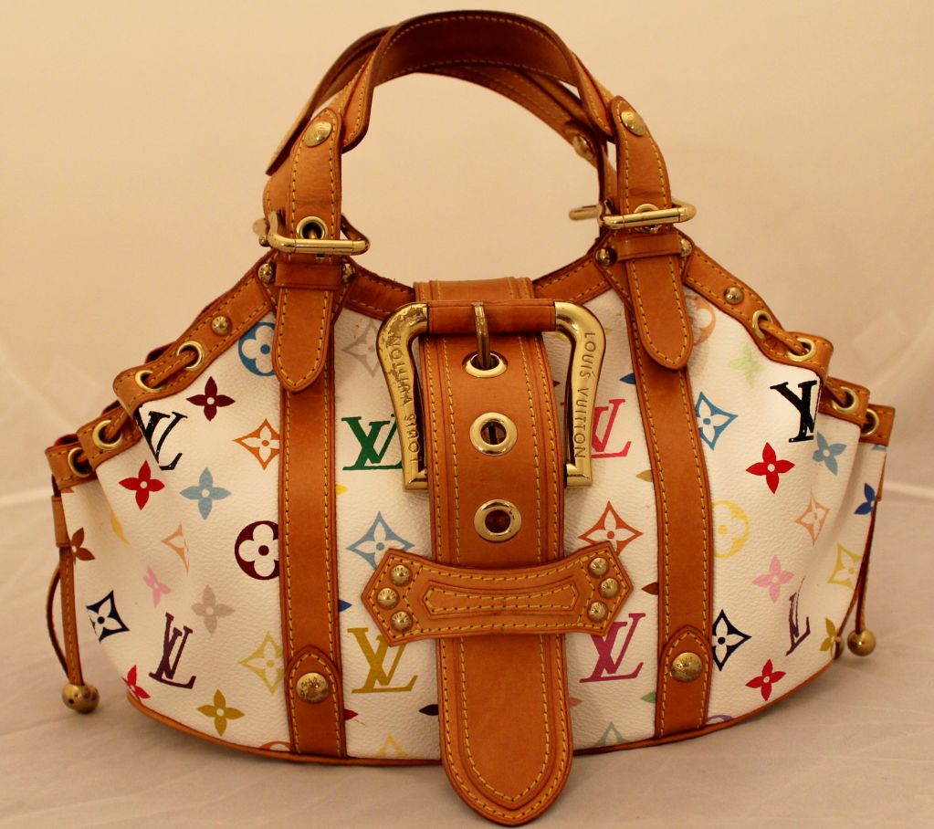 Louis Vuitton Multi Color Limited Edition Handbag. Strap Length 6