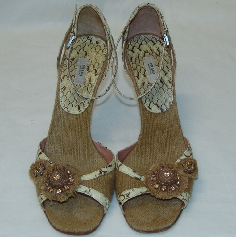 prada snakeskin shoes