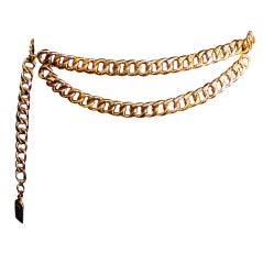 Chanel Gold Link Belt