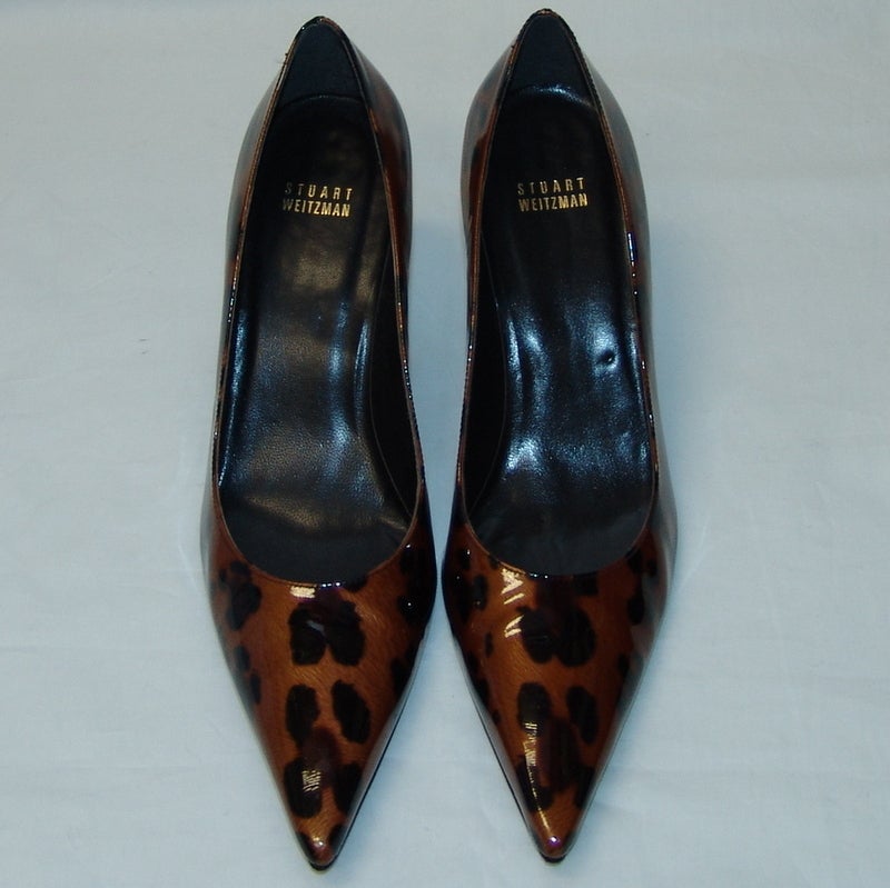 stuart weitzman leopard shoes