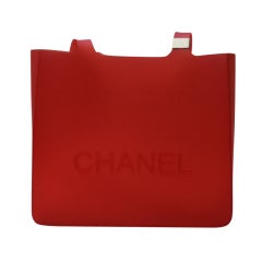 Chanel Red Jelly Handbag