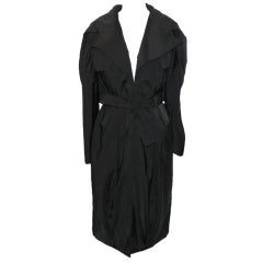 Givenchy Black Haute Couture Coat Dress