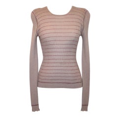 Chanel Pink Cashmere Sweater