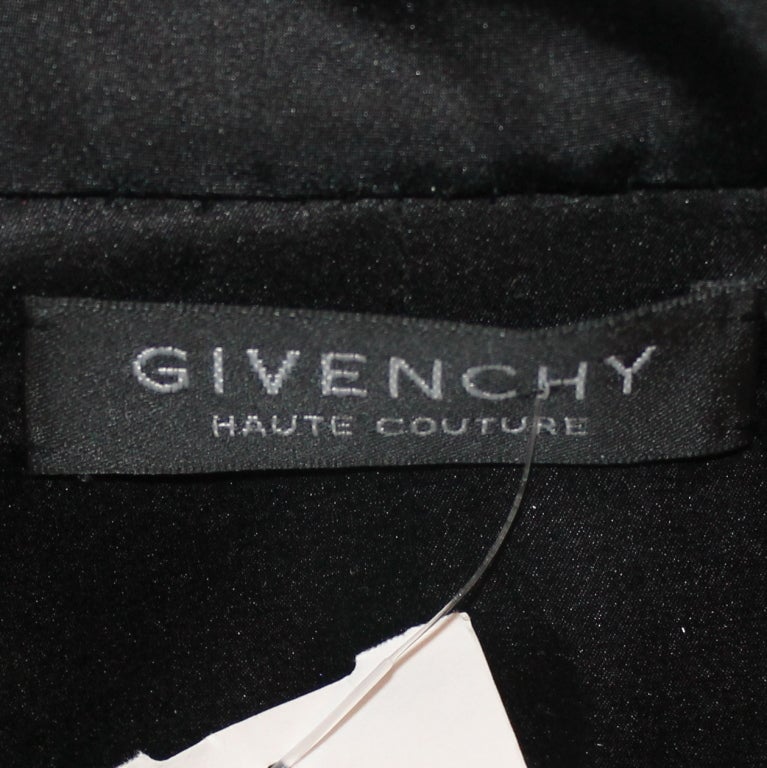 Givenchy Black Haute Couture Coat Dress 3