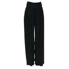 Vintage Mary Mcfadden black palazzo pants - Sz 12 - Circa 80's