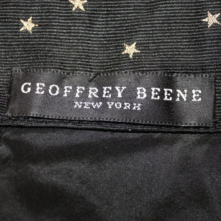 Vintage Geoffrey Beene Black Faille Gown - Sz12 - Circa 80's 2