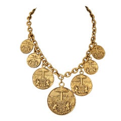 Chanel Vintage Medallion Necklace - Circa 70's
