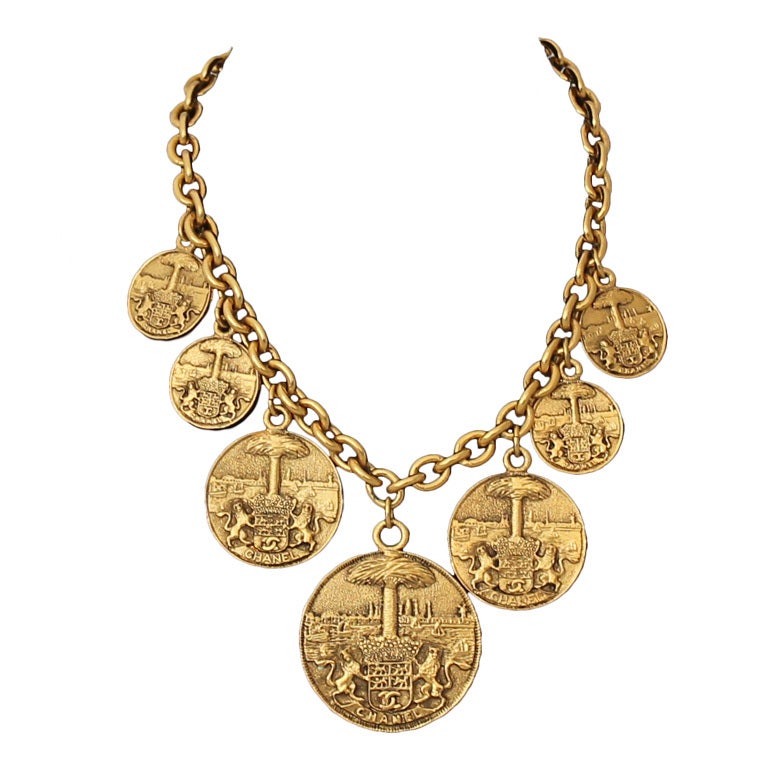 Chanel Vintage Medallion Necklace - Circa 70's