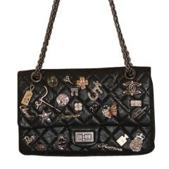 Chanel Black Limited Edition Lucky Charms Handbag