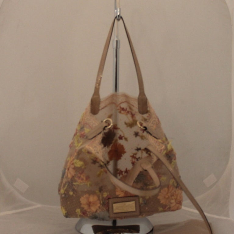 Valentino Pastel Lace and Ribbon Tote at 1stdibs