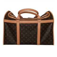 Louis Vuitton Leather Extra Large Dog Bag