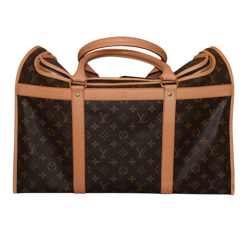 Louis Vuitton Leather Extra Large Dog Bag