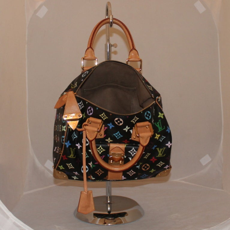 Louis Vuitton Multi color Large Speedy Handbag 2