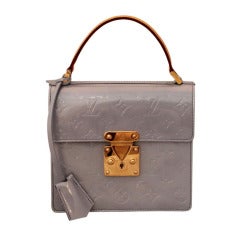 Louis Vuitton Periwinkle 2002 Vernice Kelly Handbag